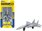 McDonnell Douglas F-15 Eagle Fighter Aircraft Gray Camouflage "United States Air Force" with Runway Section Diecast Model Airplane by Runway24-0
