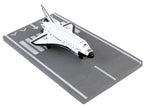 NASA "Discovery" Space Shuttle White "United States" with Runway Section Diecast Model Airplane by Runway24-2