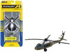 Sikorsky VH-60 White Hawk Helicopter Olive Drab with White Top "United States Presidential Helicopter - Marine One" with Runway Section Diecast Model by Runway24-0