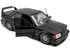 Mercedes Benz 190 Evolution II (W201) "Solido Works" Black 1/18 Diecast Model Car by Solido