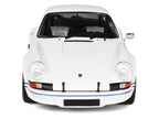 1973 Porsche 911 RSR Carrera White with Blue Stripes 1/18 Diecast Model Car by Solido-3