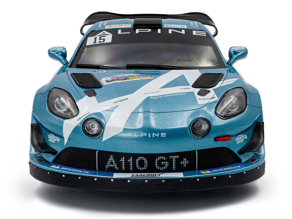 Alpine A110 Rallye GT+ #15 Raphael Astier - Denis Giraudet "Rallye Du Mont Blanc" (2024) "Competition" Series 1/18 Diecast Model Car by Solido-2