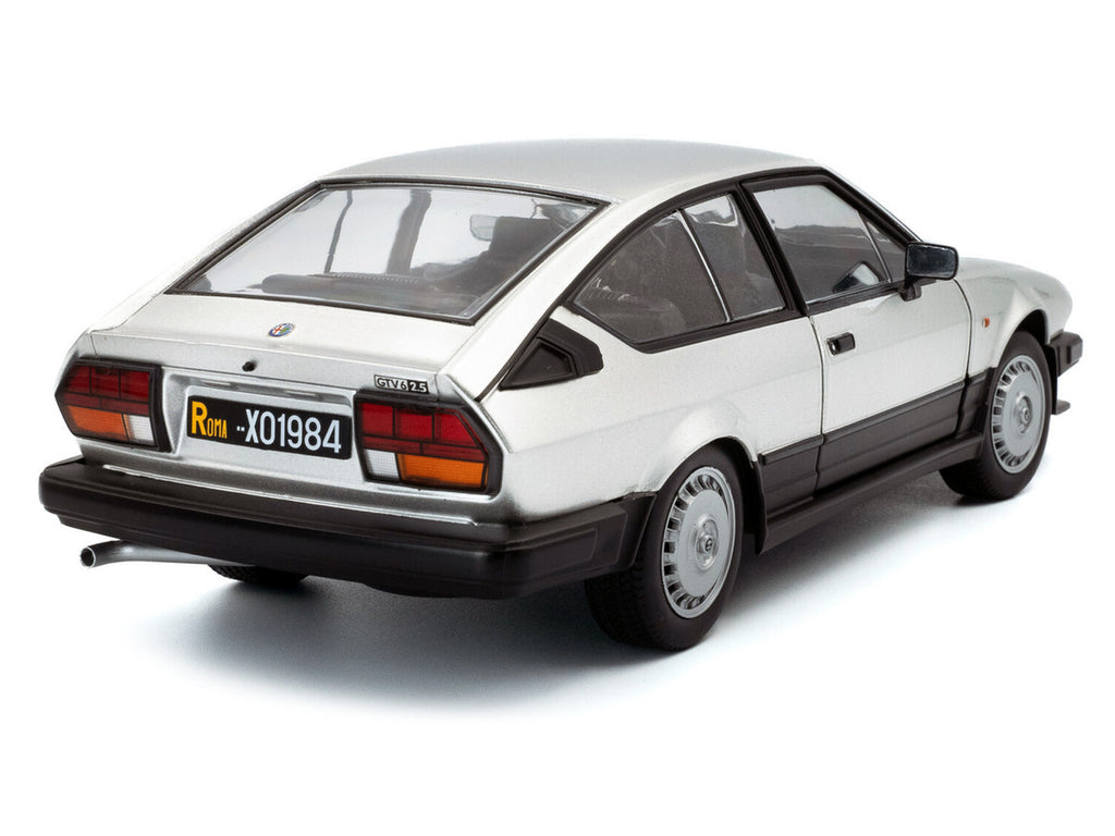 1984 Alfa Romeo GTV6 Silver Metallic 1/18 Diecast Model Car by Solido-3