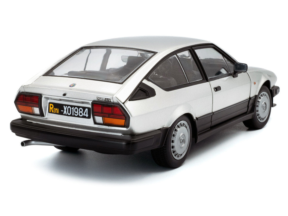 1984 Alfa Romeo GTV6 Silver Metallic 1/18 Diecast Model Car by Solido-3