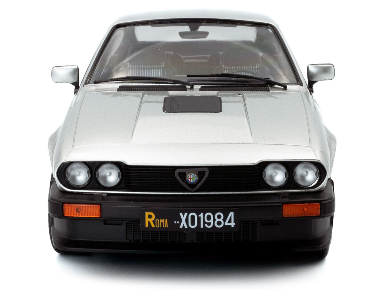 1984 Alfa Romeo GTV6 Silver Metallic 1/18 Diecast Model Car by Solido