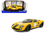 1968 Ford GT40 MK1 Yellow with Black Stripes "Competition" Series 1/18 Diecast Model Car by Solido-4