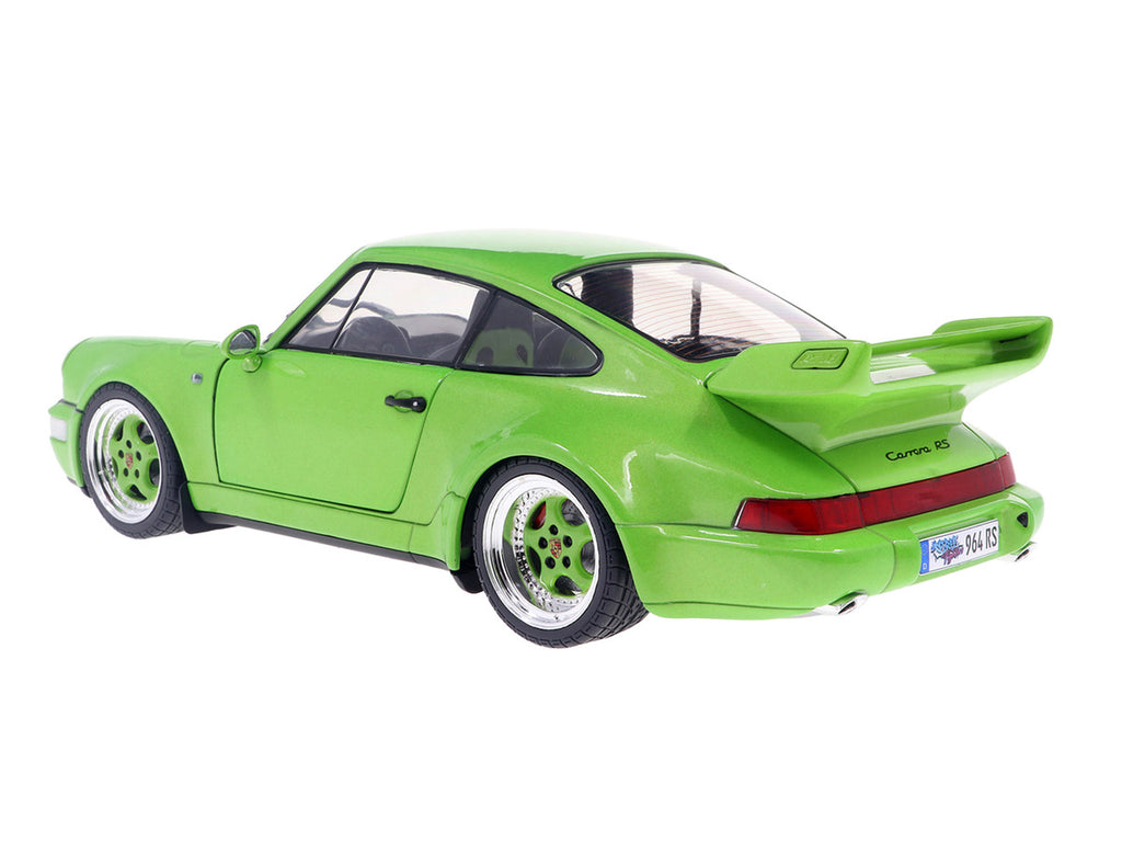 1990 Porsche 911 (964) Carrera RS "Streetfighter" Green Metallic 1/18 Diecast Model Car by Solido-3