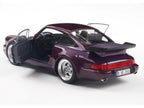 1990 Porsche 911 (964) Turbo Violet Blue Metallic 1/18 Diecast Model Car by Solido-1