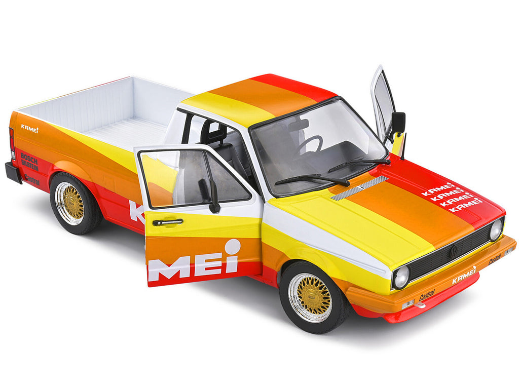 1982 Volkswagen Caddy MK 1 Pickup Truck "Kamei Tribute" 1/18 Diecast Model Car by Solido-1