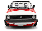 1983 Volkswagen Caddy MK 1 Pickup Truck "Red Cowboy Racing Tribute" White and Red 1/18 Diecast Model Car by Solido-1