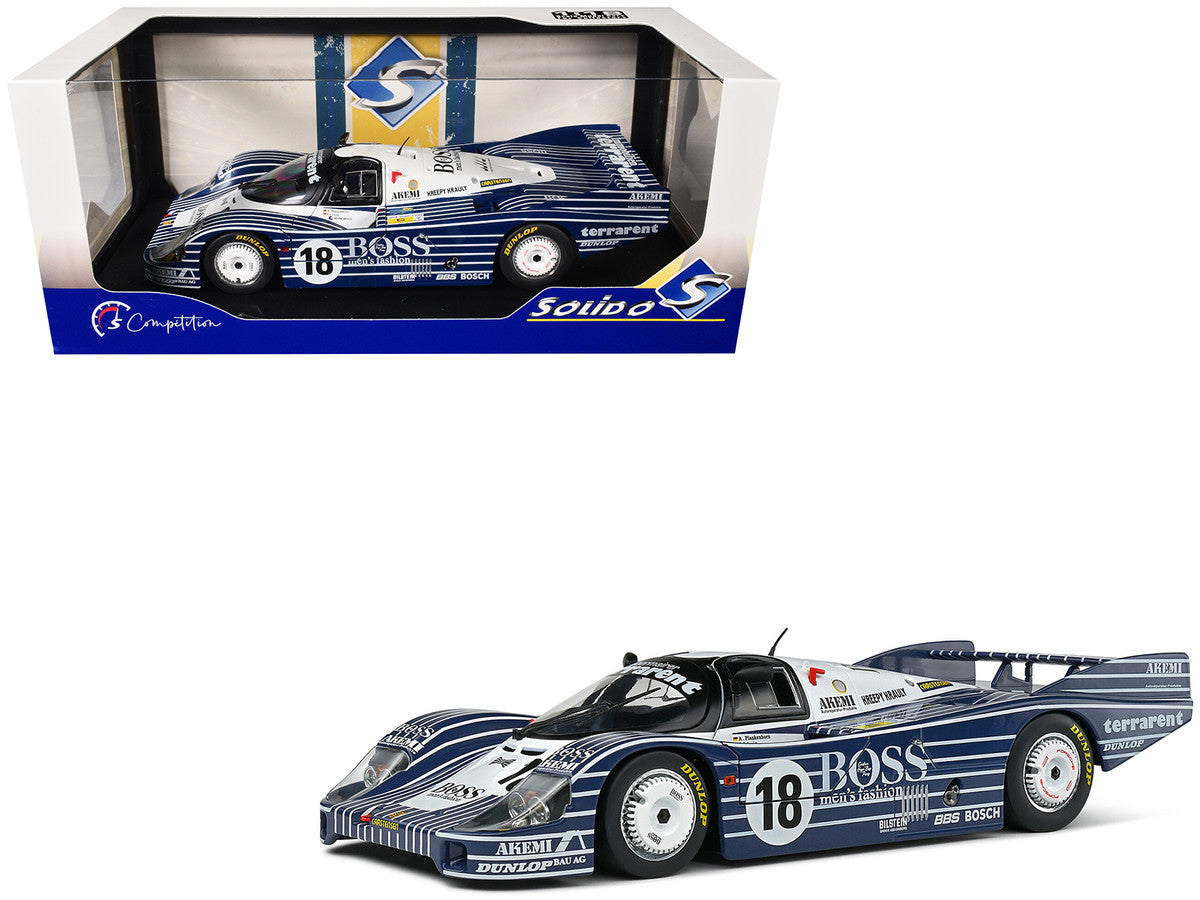 Porsche 956LH #18 Jurgen Lassig - Axel Plankenhorn - Desire Wilson "24 Hours of Le Mans" (1983) "Competition" Series 1/18 Diecast Model Car by Solido-4