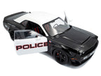 2023 Dodge Challenger Demon "Police" Black and White 1/18 Diecast Model Car by Solido-3