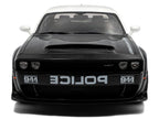 2023 Dodge Challenger Demon "Police" Black and White 1/18 Diecast Model Car by Solido-0