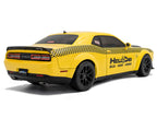 2023 Dodge Challenger SRT Hellcat Redeye Widebody Taxi "NYC Hellcab" Yellow with Black Hood and Graphics 1/18 Diecast Model Car by Solido-2