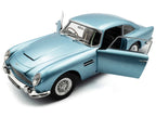 1964 Aston Martin DB5 RHD (Right Hand Drive) Light Blue Metallic 1/18 Diecast Model Car by Solido-3
