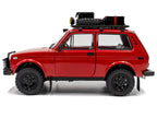 1980 Lada Niva Red with Roof Rack and Accessories 1/18 Diecast Model Car by Solido-0