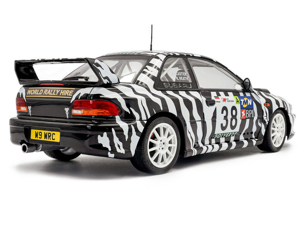 Subaru Impreza S5 WRC99 #38 Nigel Heath - Steve Lancaster "Rallye de Portugal" (2001) "Competition" Series 1/18 Diecast Model Car by Solido-3