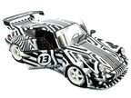 2022 RWB Bodykit #13 "The Zebra" Black and White Striped 1/18 Diecast Model Car by Solido-2