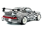 2022 RWB Bodykit #13 "The Zebra" Black and White Striped 1/18 Diecast Model Car by Solido-1