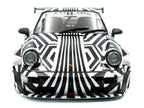 2022 RWB Bodykit #13 "The Zebra" Black and White Striped 1/18 Diecast Model Car by Solido-3