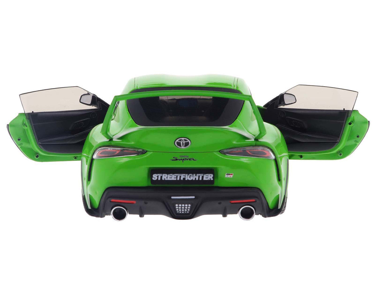 2023 Toyota GR Supra "StreetFighter" Green 1/18 Diecast Model Car by Solido-0