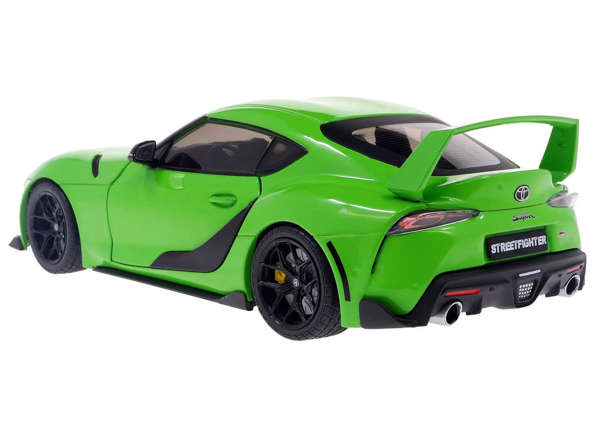 2023 Toyota GR Supra "StreetFighter" Green 1/18 Diecast Model Car by Solido-1