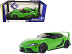 2023 Toyota GR Supra "StreetFighter" Green 1/18 Diecast Model Car by Solido-4