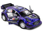 Ford Puma Rally1 Hybrid #9 Jourdan Serderidis - Frederic Miclotte "Safari Rally Kenya" (2022) "Competition" Series 1/18 Diecast Model Car by Solido-2