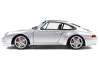 1996 Porsche 911 (993) 4S Polar Silver Metallic 1/18 Diecast Model Car by Solido-0