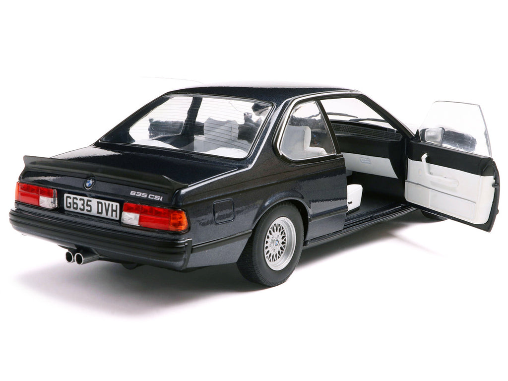 1984 BMW 635 CSI (E24) Macau Blue Metallic 1/18 Diecast Model Car by Solido-2