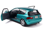 1991 Honda Civic (EG6) RHD (Right Hand Drive) Aztec Green Metallic 1/18 Diecast Model Car by Solido-1
