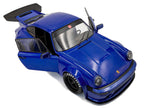 2024 Porsche 911 KS-R by Khyzyl Saleem Dark Blue Metallic 1/18 Diecast Model Car by Solido-1