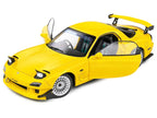1994 Mazda RX7 Type RS (FD3RS) RHD (Right Hand Drive) Yellow 1/18 Diecast Model Car by Solido-2