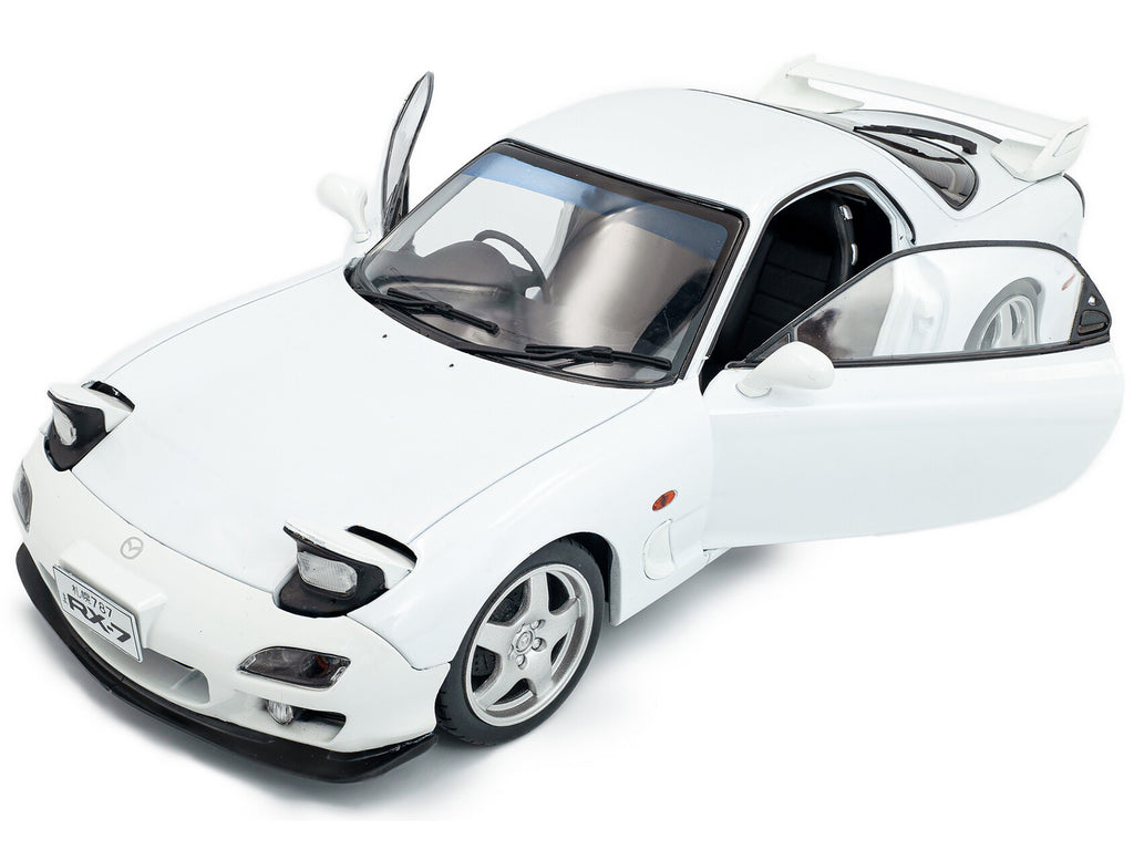 2001 Mazda RX7 Type RS (FD3S) RHD (Right Hand Drive) White 1/18 Diecast Model Car by Solido