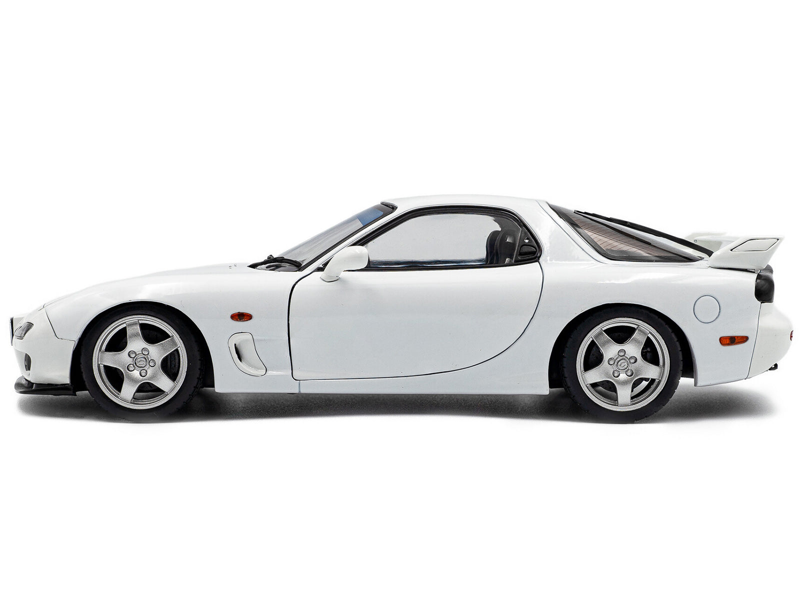 2001 Mazda RX7 Type RS (FD3S) RHD (Right Hand Drive) White 1/18 Diecast Model Car by Solido