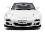 2001 Mazda RX7 Type RS (FD3S) RHD (Right Hand Drive) White 1/18 Diecast Model Car by Solido