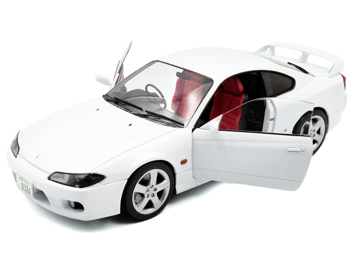 1999 Nissan Silvia (S15) Spec-R Aero RHD (Right Hand Drive) Aspen White 1/18 Diecast Model Car by Solido-1