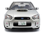 2004 Subaru Impreza WRX STI RHD (Right Hand Drive) Premium Silver Effect 1/18 Diecast Model Car by Solido-1