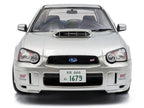 2004 Subaru Impreza WRX STI RHD (Right Hand Drive) Premium Silver Effect 1/18 Diecast Model Car by Solido