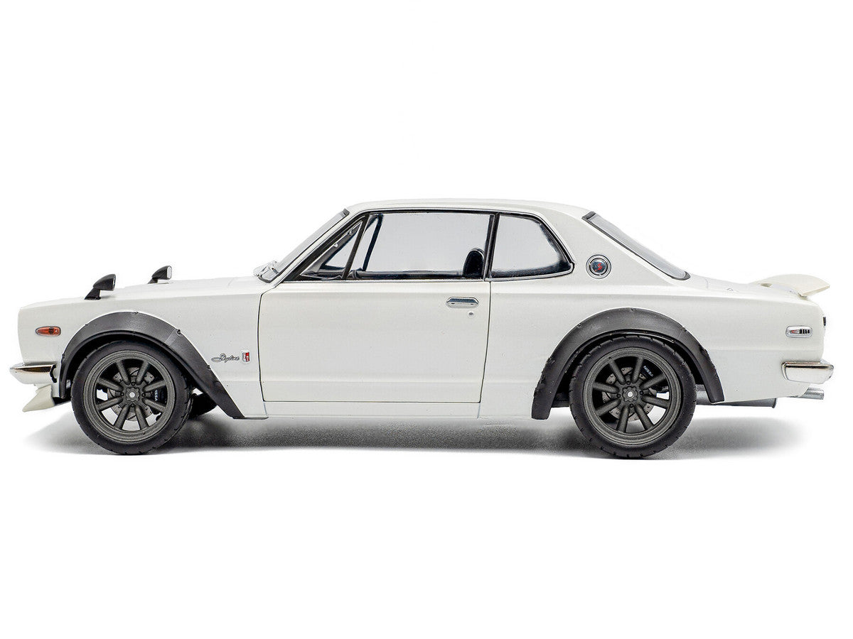 1970 Nissan Skyline (C10) Hakosuka RHD (Right Hand Drive) White 1/18 Diecast Model Car by Solido-0