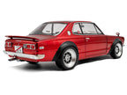 1970 Nissan Skyline (C10) Hakosuka RHD (Right Hand Drive) Red Metallic 1/18 Diecast Model Car by Solido-1