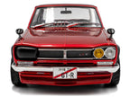 1970 Nissan Skyline (C10) Hakosuka RHD (Right Hand Drive) Red Metallic 1/18 Diecast Model Car by Solido-3