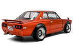 1970 Nissan Skyline (C10) Hakosuka RHD (Right Hand Drive) Orange Metallic 1/18 Diecast Model Car by Solido-1