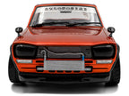 1970 Nissan Skyline (C10) Hakosuka RHD (Right Hand Drive) Orange Metallic 1/18 Diecast Model Car by Solido-3