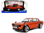 1970 Nissan Skyline (C10) Hakosuka RHD (Right Hand Drive) Orange Metallic 1/18 Diecast Model Car by Solido-4