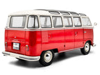 1962 Volkswagen T1 Samba Bus Red and White 1/18 Diecast Model Car by Solido-3