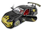 2024 Toyota GR86 Liberty Walk Body Kit RHD (Right Hand Drive) #24 Black with Gold Graphics 1/18 Diecast Model Car by Solido-3