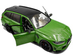 2024 BMW M3 Competition M xDrive Touring Green Metallic with Black Top 1/18 Diecast Model Car by Solido-3