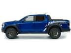 2024 Ford Ranger Raptor Pickup Truck Blue Lightning Metallic 1/18 Diecast Model Car by Solido-0