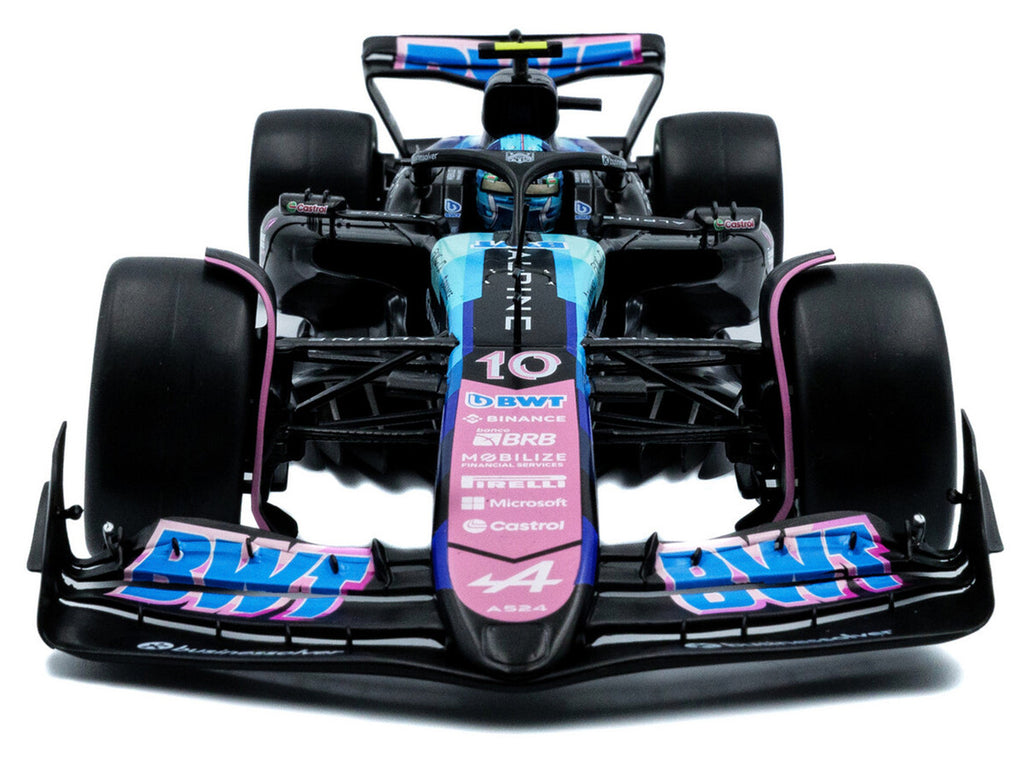 Alpine A524 #10 Pierre Gasly "BWT" 3rd Place Formula One F1 "Sao Paulo GP" (2024) "Competition" Series 1/18 Diecast Model Car by Solido-3